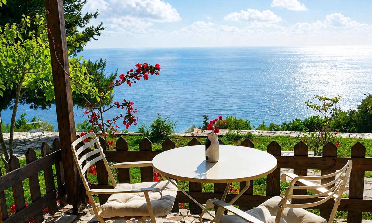 Athani Apartment | Anerada House - Seaview Stay Above Egremni Lefkada