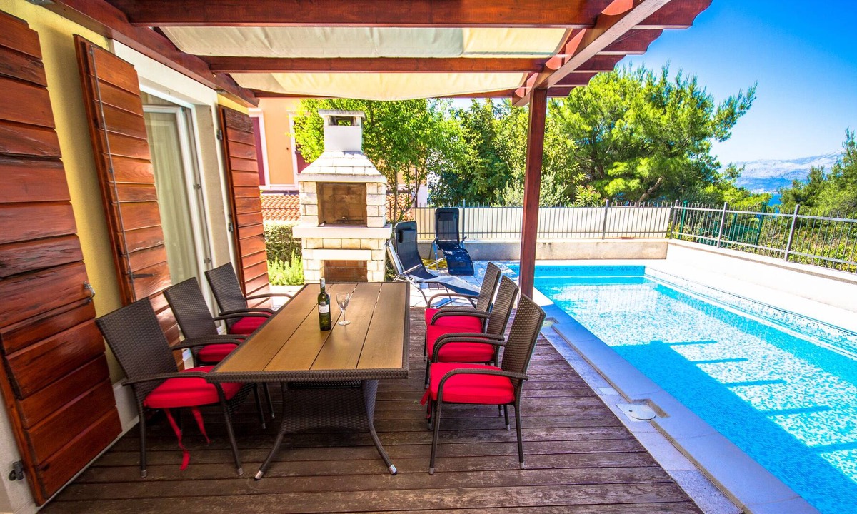 Splitska Villa | Astonishing villa Big View with pool for 8 persons