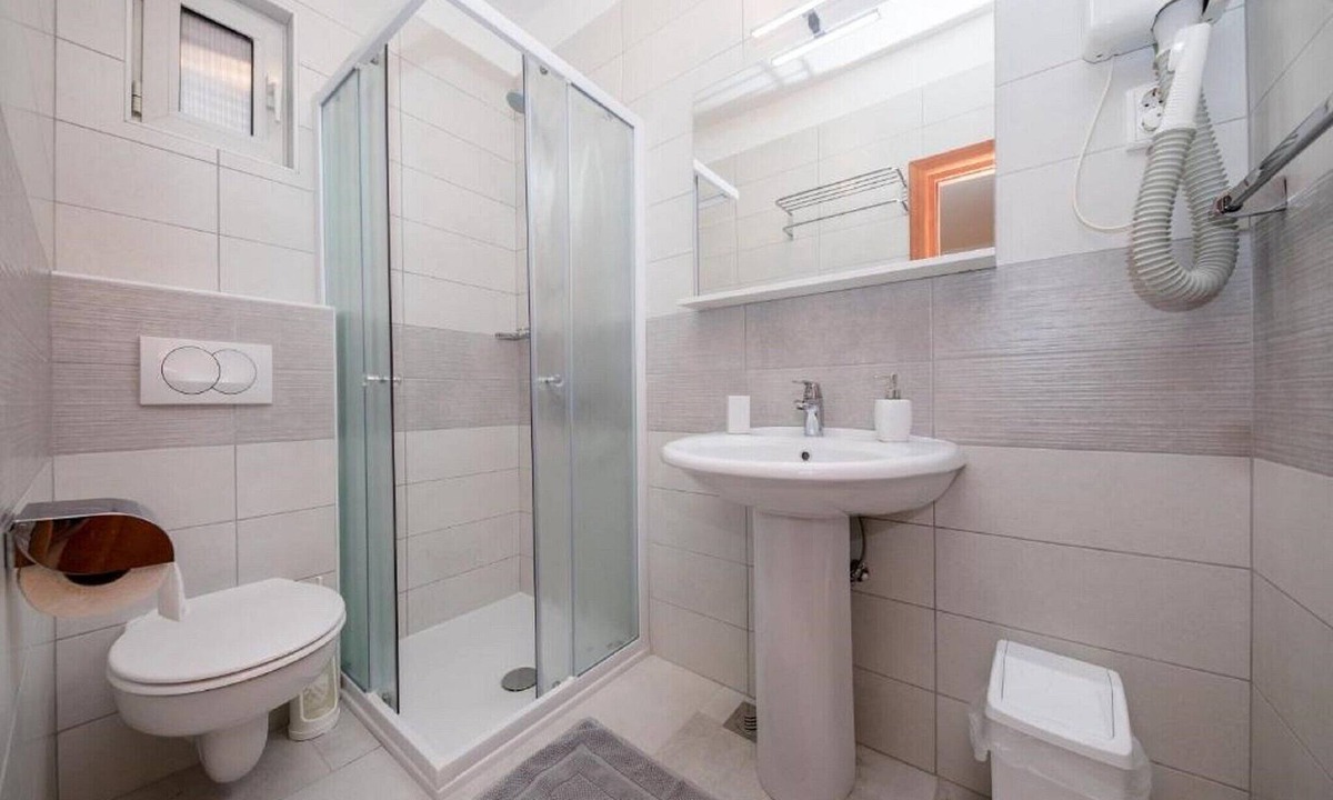 Rab Town Apartment | Guest House Villa Anggela - Standard Double room with Balcony and Sea View