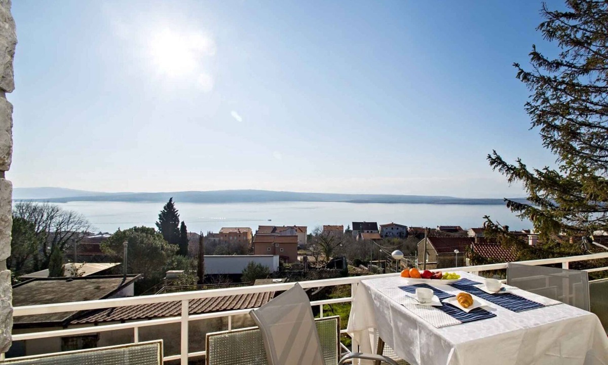 Dramalj Apartment | Holiday apartment with a breathtaking sea view