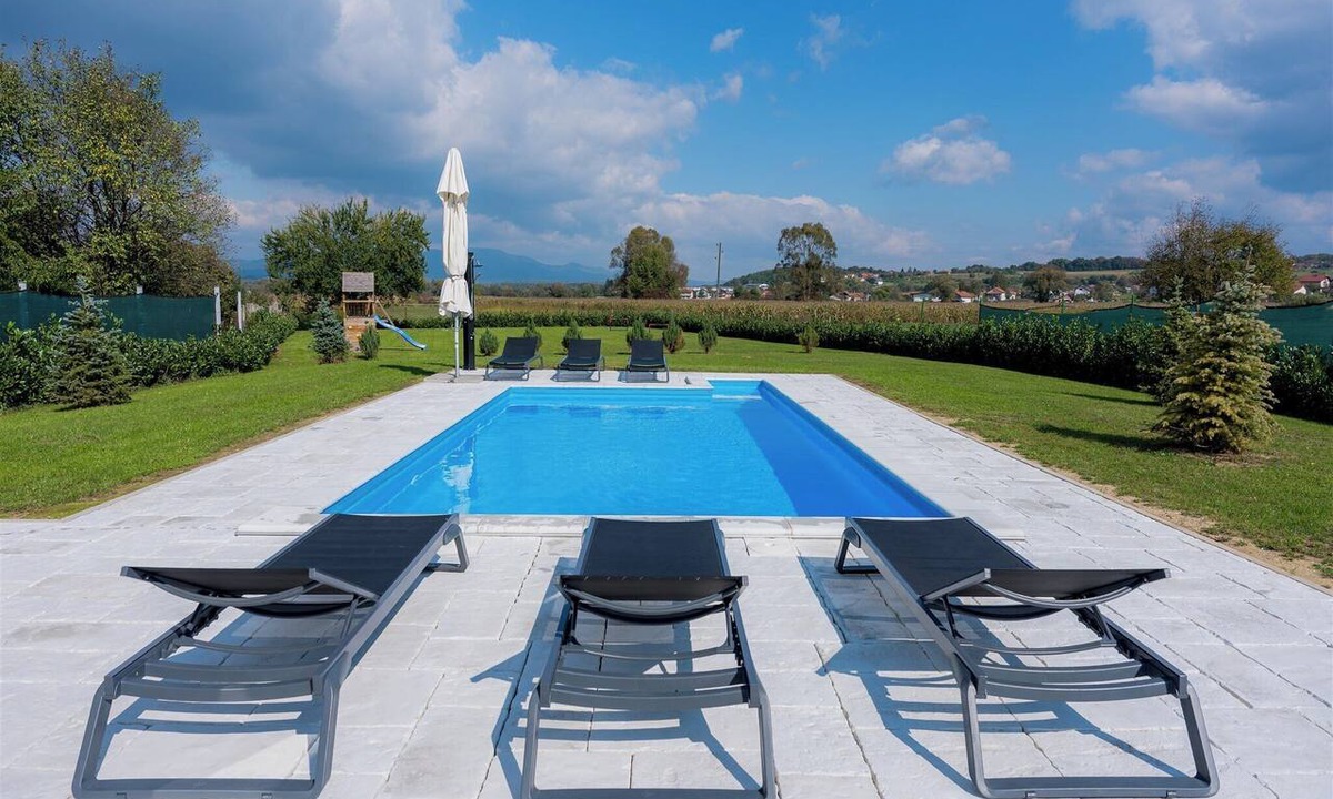 Marija Bistrica House | Luxury villa with heated pool, spa area and large terrace in Zagorje