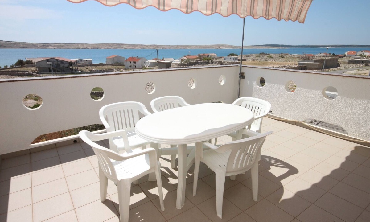 Kustici Apartment | One bedroom apartment with terrace and sea view Kustići, Pag (A-6287-b)