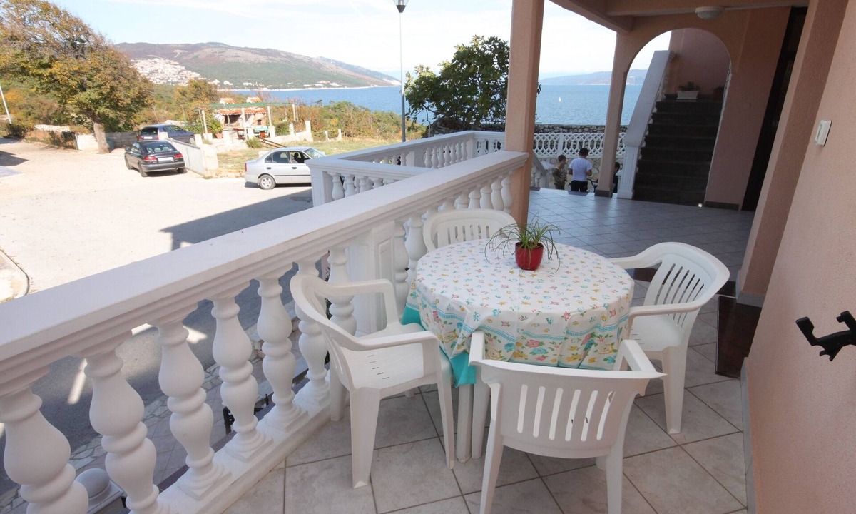 Duga Luka Apartment | One bedroom apartment with terrace and sea view Duga Luka (Prtlog), Labin (A-2367-b)