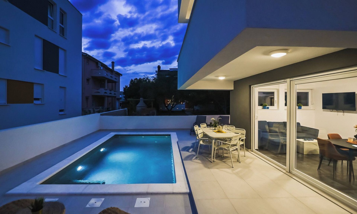Novalja Apartment | Pool apartments Banta A