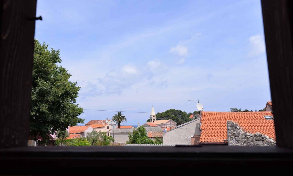Veli Losinj Apartment | Studio with balcony and air conditioning