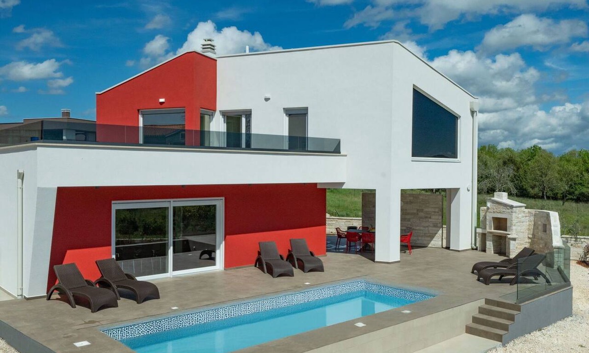 Krnica Villa | Stunning private villa for 7 guests with A/C, WIFI, private pool, TV, terrace and pets allowed