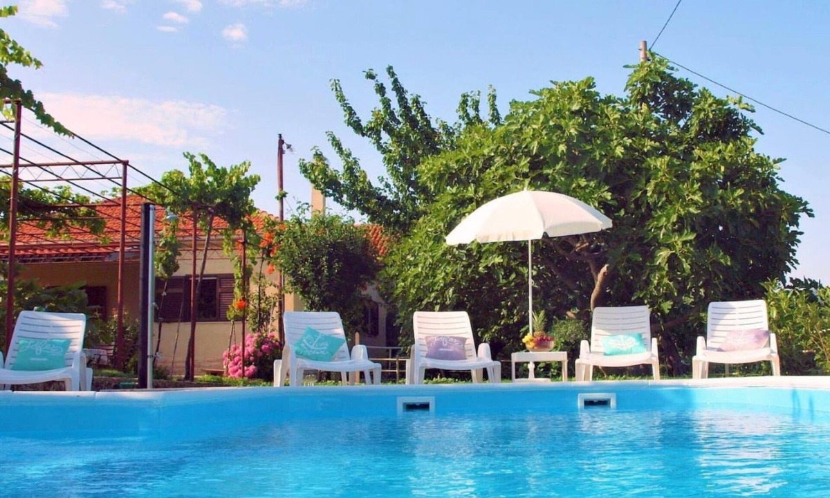Kucice House | Sunflower house with a pool and large garden