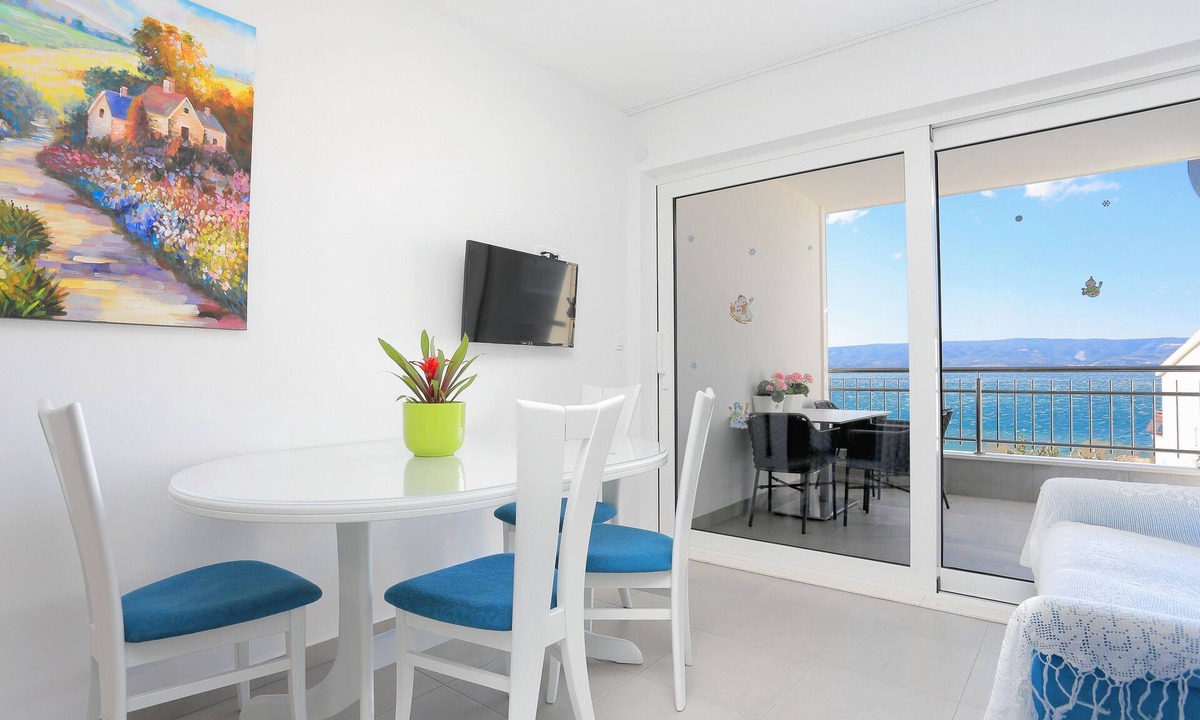Duce Apartment | Two bedroom apartment with terrace and sea view Duće (Omiš) (A-2737-a)