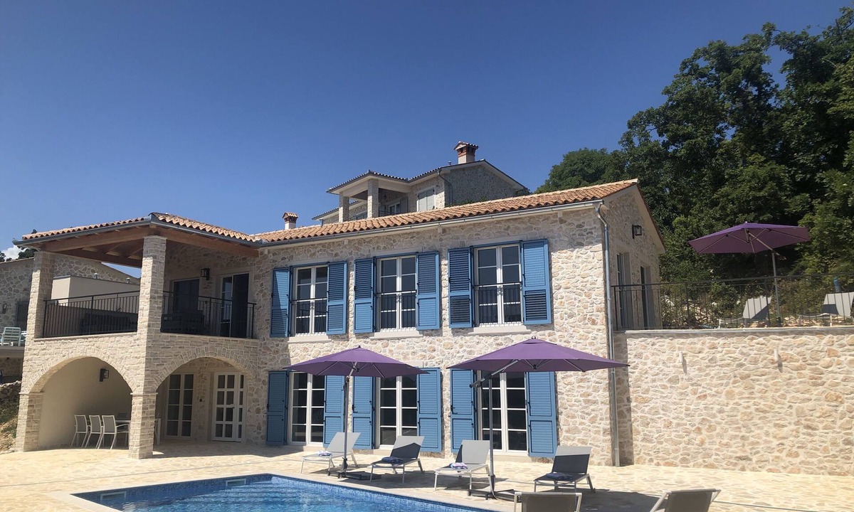 Ripenda Kosi House | Villa Aurinia - Quiet location with great sea views and large pool + whirlpool