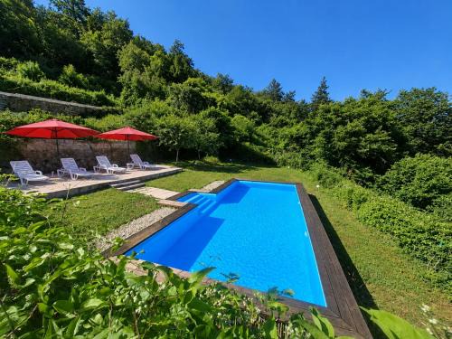 Poljane Villa | Villa Felix with spectacular pool in green oasis