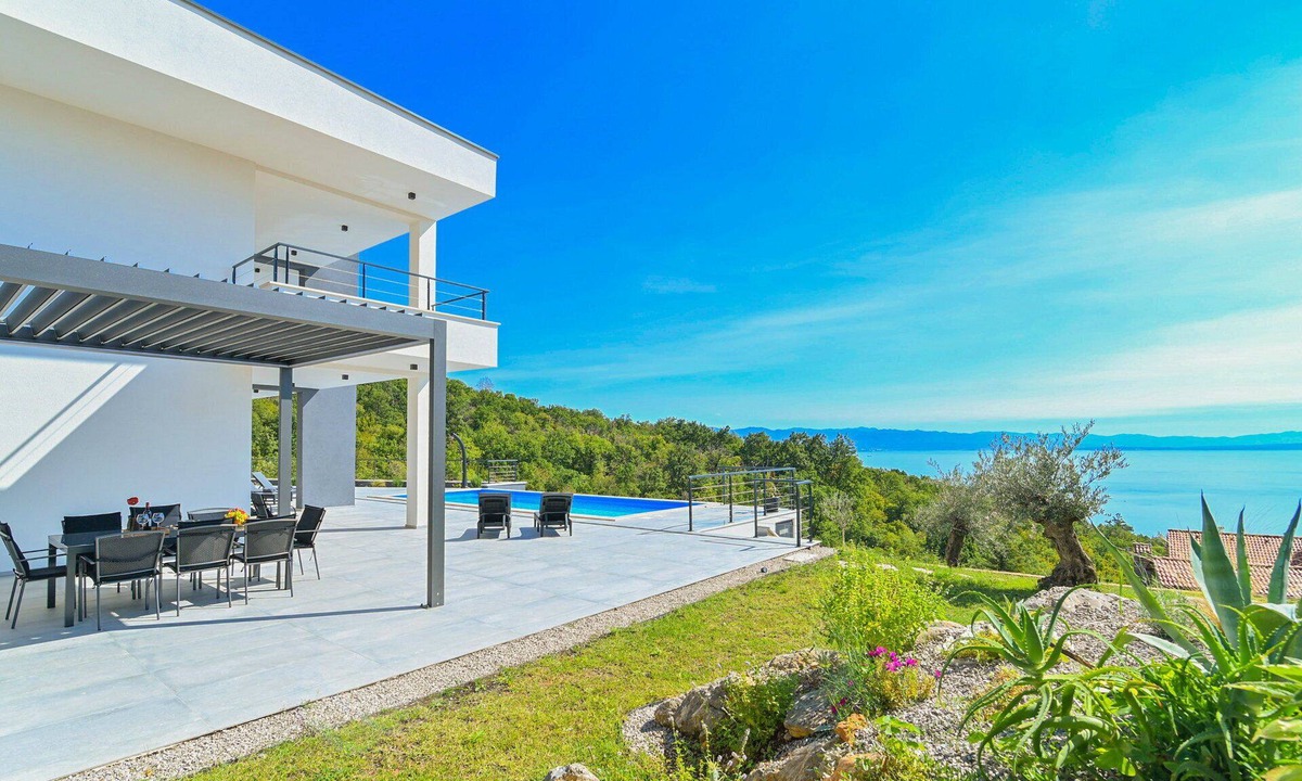 Poljane Villa | Villa Vista Sul Mare with Pool