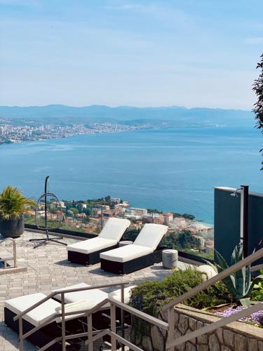 Veprinac Villa | Villa White Pearl Opatija Luxury Stay with Pool and Sea View