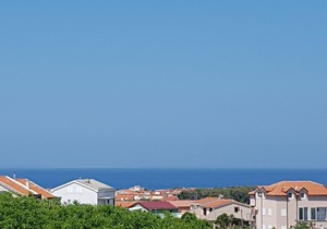 Two bedroom apartment with terrace and sea view Povljana, Pag (A-6298-b)