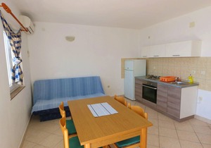 Two bedroom apartment near beach Kustići (Pag) (A-4086-a)