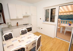 Two bedroom apartment with terrace and sea view Duga Luka (Prtlog), Labin (A-5528-b)