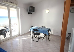 Two bedroom apartment with balcony and sea view Duće, Omiš (A-7532-b)