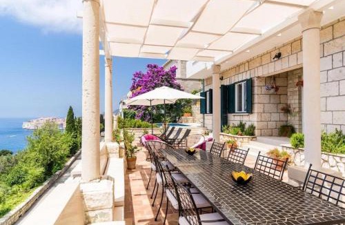 Dubrovnik Villa | Antique Pearl of Dubrovnik Villa,Panoramic&Sea view with Pool