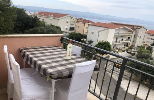 Omis Apartment | Apartmani Villa Borzic - One Bedroom Apartment with Terarce and Sea View