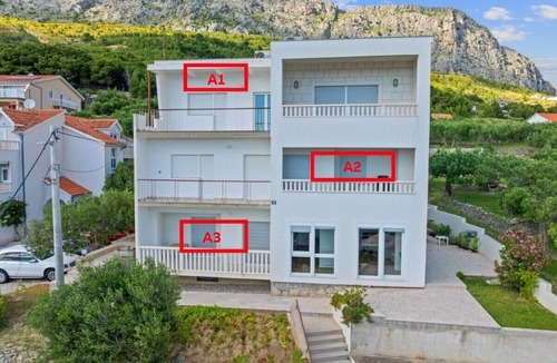 Omis Apartment | Apartment in Duće with Seaview, Terrace, Air condition, WIFI (3423-2)