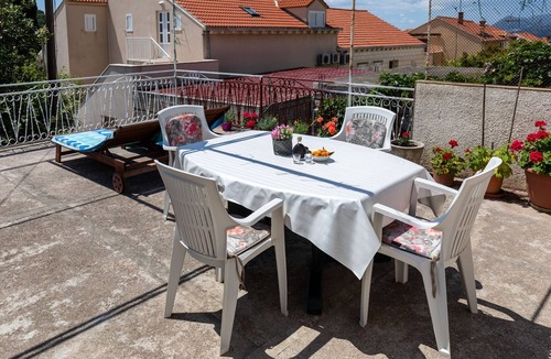 Gornji Kono Apartment | Apartments Franka - Studio with Terrace and Sea View (A2)