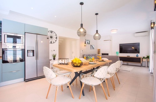 Omis Villa | Beachfront Villa Draga with 32sqm private, heated pool, 4 bedrooms, sea view