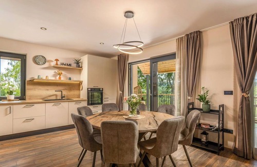 Fuzine Villa | Beautiful private villa for 10 guests with hot tub, private pool, WIFI, TV, patio and pets allowed
