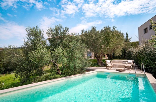 Zurkovo Villa | Beautiful private villa for 8 people with A/C, private pool, WIFI, TV, terrace and pets allowed