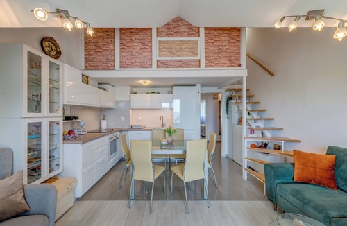 Omis Apartment | Beautifull attic over the sea and river coust, panoramic sea view
