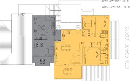 Presika Apartment | Casa Grande - Violette, Silver and Golden apartments with park and sea view