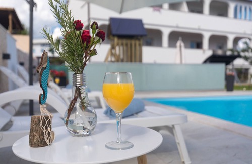 Krk Apartment | Family-friendly apartment LiJan °3 with heated salt water pool and sea view