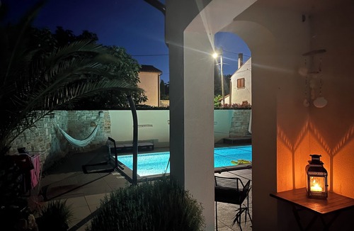 Krnica House | Family-friendly villa ELMASO*m. private heated pool, 4x air conditioning, 4xTV