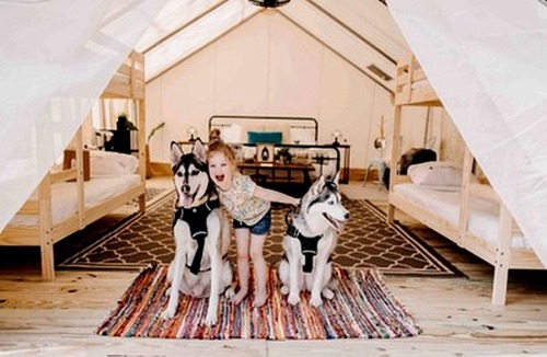 Osprey RV Rental | Fantastic Tented Cabin with Fire Pit in Sarasota, Florida