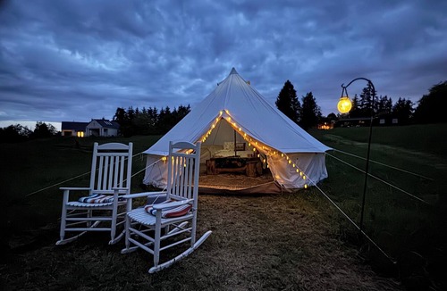 Vashon Island RV Rental | Glamping on 5 acres Amazing Views of Cascades Salish Sea & Mt Rainier - #1 of 4