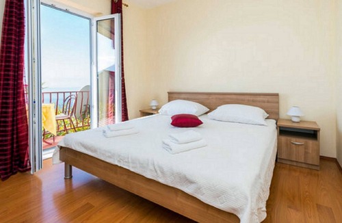 Zupa dubrovacka Apartment | Guest House Fontana - One Bedroom Apartment with Balcony and Sea View