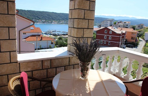 Rab Town Apartment | Guest House Villa Anggela - Standard Double room with Balcony and Sea View