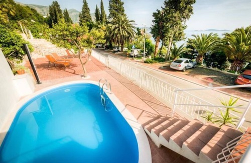 Mlini Apartment | Guest House Villa Nina- Superior Double or Twin Room with Balcony and Sea View (S4 - mala)