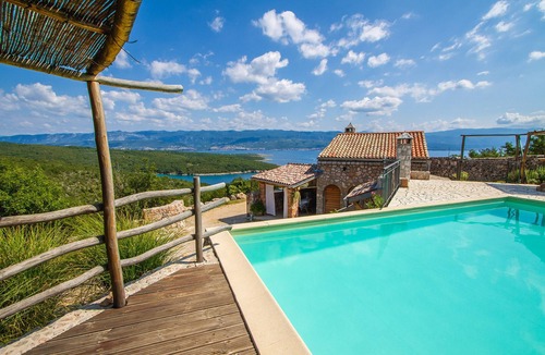 Risika Villa | Heated garden pool with sea view, eco/robinson villa, children's playground, private st
