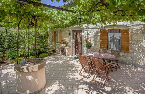 Sveta Marina House | Holiday house Katina lovely garden, sea view, 1.5 km to the beach