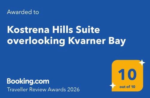 Kostrena Apartment | Kostrena Hills Suite overlooking Kvarner Bay