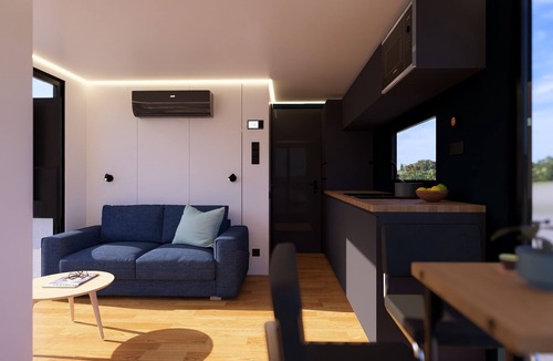 Lindow Boat Rental | leise los houseboats: Modern electric houseboat with sauna