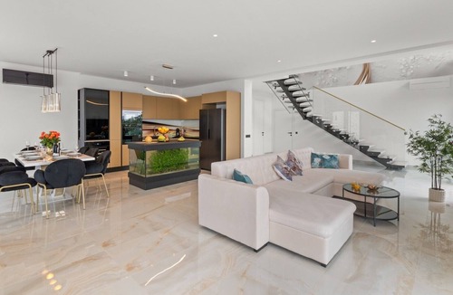 Pobri Villa | Luxurious Villa Gabi with an infinity pool and sauna