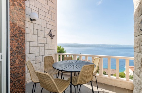 Tice Apartment | Luxury apt with pool, 3 balconies, terrace and sea view