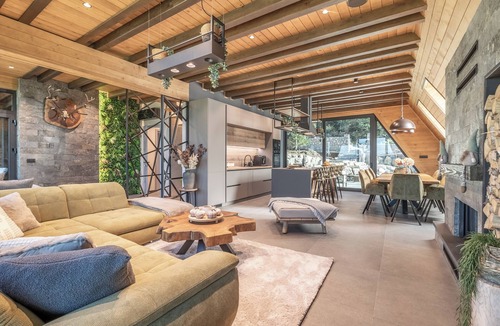 Ravna Gora House | Luxury mountain villa with pool, sauna and forest views.