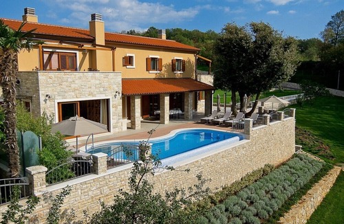 Kapelica Villa | Luxury Villa Labin Palace I with private pool, tennis and golf court in Labin - Istria