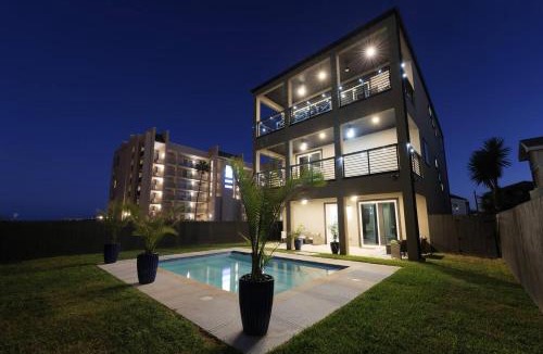 South Padre Island Apartment | Oceanfront Escape 5BR Luxury Home w Pool & Views