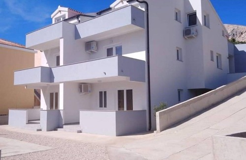 Metajna Apartment | One bedroom apartment with terrace and sea view Metajna (Pag) (A-20521-b)