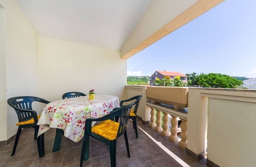Ljubac Apartment | One bedroom apartment with terrace Ljubač, Zadar (A-24394-c)