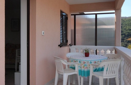 Duga Luka Apartment | One bedroom apartment with terrace and sea view Duga Luka (Prtlog), Labin (A-2367-b)