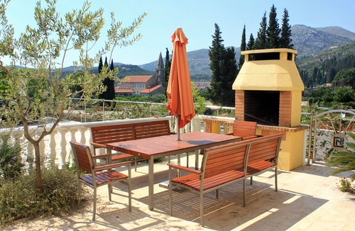 Slano Apartment | One bedroom apartment with balcony and sea view Slano, Dubrovnik (A-3183-b)