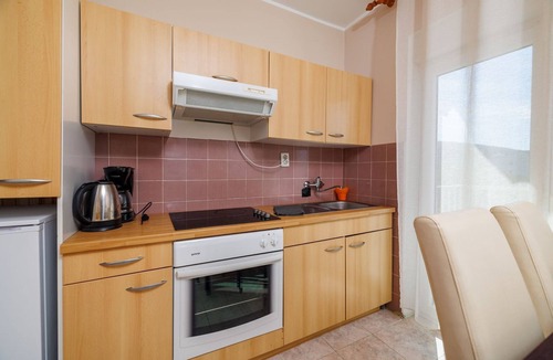 Dramalj Apartment | Picturesque flat just 350 metres from the beach with panoramic sea views, pool, outdoor shower